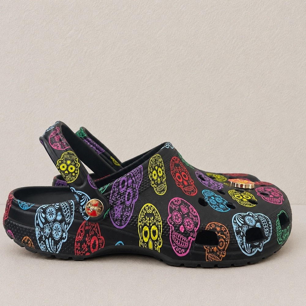 Crocs Classic Clog Día de Muertos 209284-0C4 Sugar Skull Unisex M11 W13